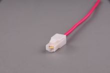 Izolační kryt konektorů s 1ks dut. 6,3mm+vodič