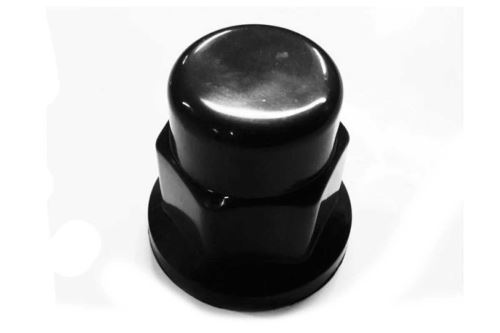 Krytka kolesového skrutky 32 mm, čierna, vyššia