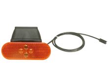 Poziční světlo oranžové LED s držákem