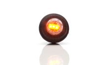 Poziční světlo LED WAS W80, oranžové, zápustné