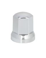 Krytka kolového šroubu CARGO 32 mm, chrom, vyšší
