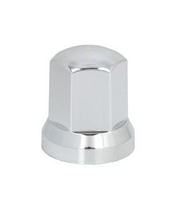Krytka kolového šroubu CARGO 33 mm, chrom, vyšší