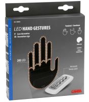 Svítící LED ruka s gesty (6)
