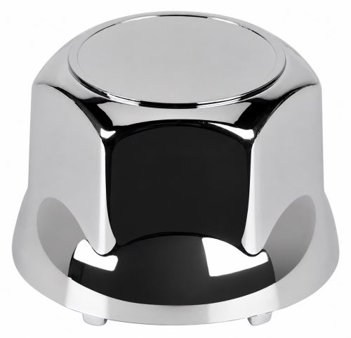 Krytka kolového šroubu RUSPA 32 a 33 mm, chrom, pro hliníkové matice