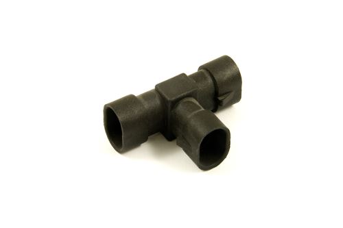 Konektor 3x zásuvka, 2pin - rozbočovací T oválný