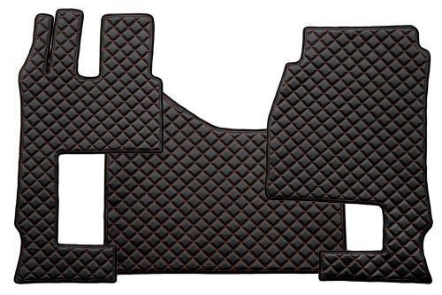 Kožené koberce MB Actros MP4 a MP5 - sklopná sedačka, 3 díly
