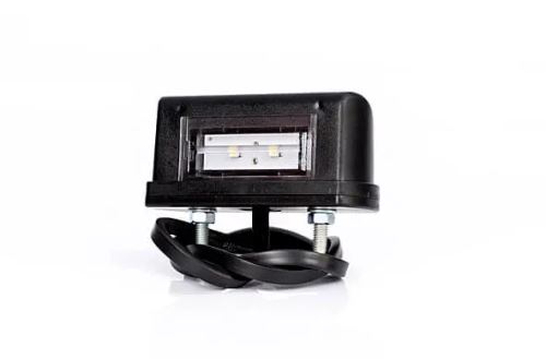 Osvetlenie ŠPZ čierne, 2x LED 12-24V