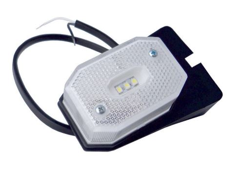 Poziční světlo LED FT-001 BI 12+24V bílé + držák (1)