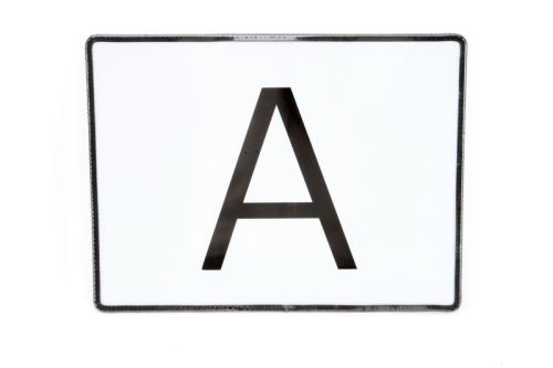 Tabule A, pevná s lemem
