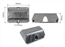 Kovový doraz k rampě pro Krone 160x120x55mm (1)