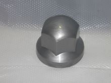 Krytka kolového šroubu 32 mm, stříbrná, nižší