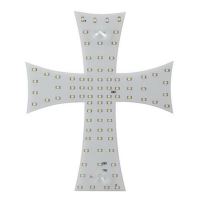 Svítící kříž do kamionu LED, bílý