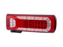 Koncové LED světlo MB Actros MP5 s dynamickým blikačem, pravé s alarmem