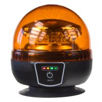 Maják LED magnetický, Akumulátorový, oranžový