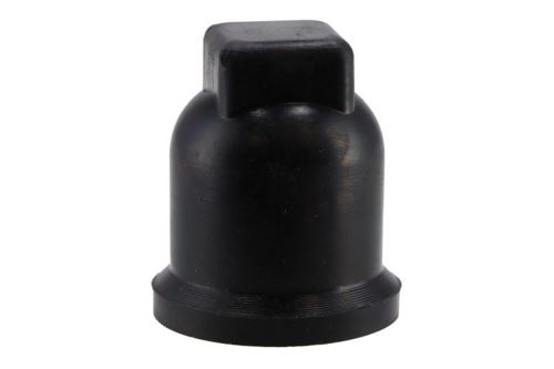 Krytka kolového šroubu 32/33mm - černá, gumová