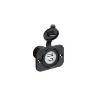 Vestavná USB zásuvka kulatá, UNI