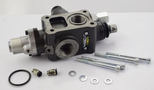Hydraulický rozdělovač pneumaticky ovládaný 140L/min