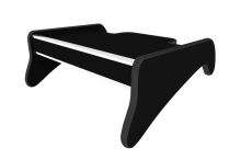 Polička středová MAN TGA - úzká kabina / TGM / TGL, černá