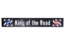Dlouhá zástěrka King of the Road - černá, lisovaná