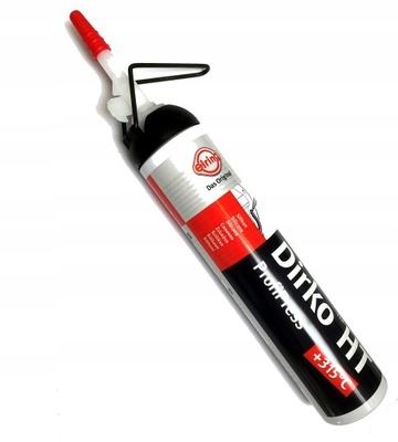 Silikon, tmel na motory černý, 200ml