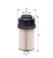 Palivový filter MANN PU999 / 2X (E66KPD36)