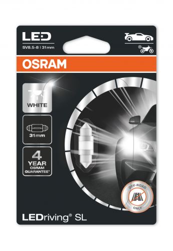 LED 12V SV8,5-8 10x31mm OSRAM blistr 1ks