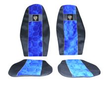 Autopotahy DAF do 2012, řidič pás na sedačce, modré