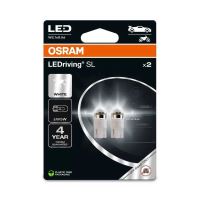 blistr 2ks  LED 12V 5W W2,1x9,5d modrá SUPER
