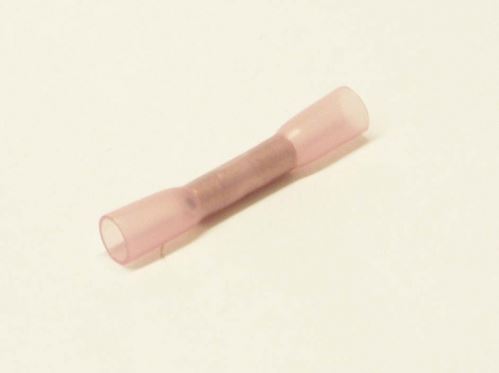 Spojka lisovací se smršťovací bužírkou 0,25-1mm, červená