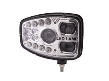 Přídavný LED světlomet 12-24V, DEUTSCH + blikač, pravý