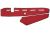 Koženka na palubní desku Volvo FH4, červená hladká